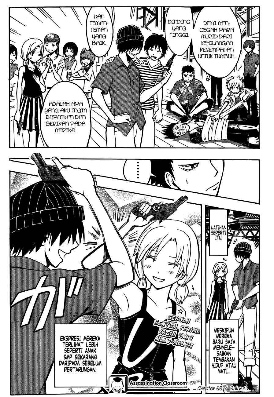 Assassination Classroom Chapter 68 Gambar 19