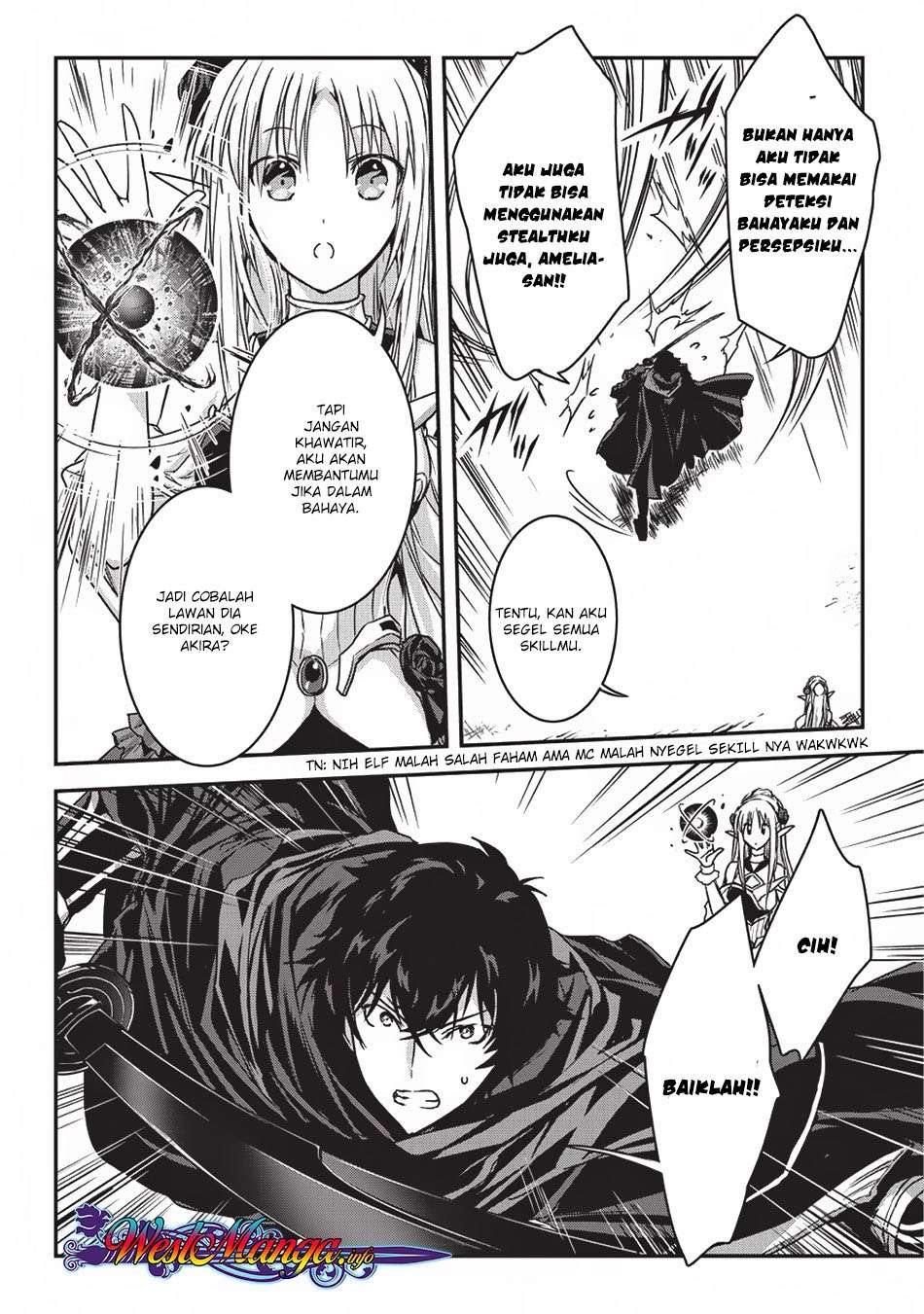 Assassin de aru ore no Sutetasu ga Yuusha yori mo Akiraka ni Tsuyoi Nodaga Chapter 09.2 Gambar 7