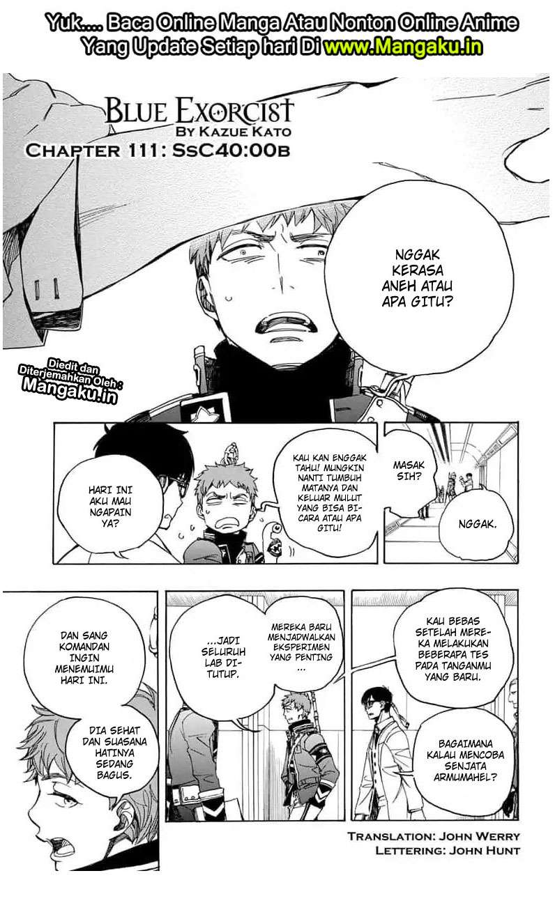 Baca Manga Ao no Exorcist Chapter 111 Gambar 2