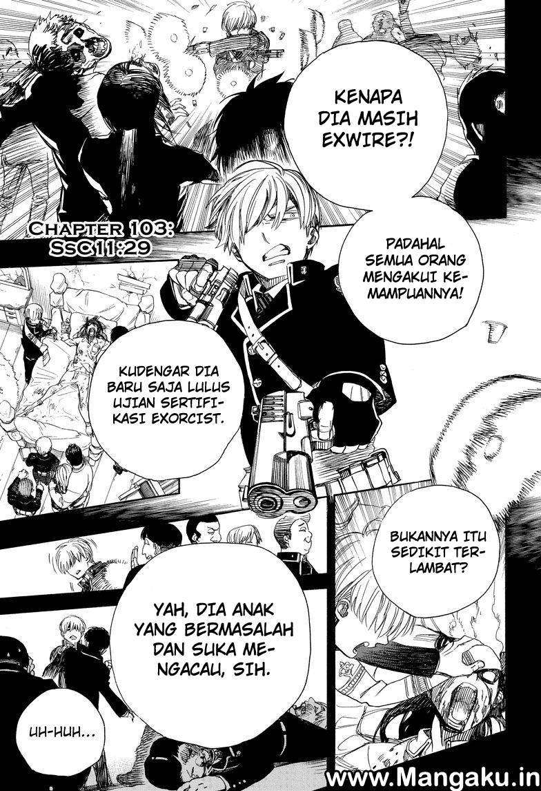 Baca Manga Ao no Exorcist Chapter 103 Gambar 2