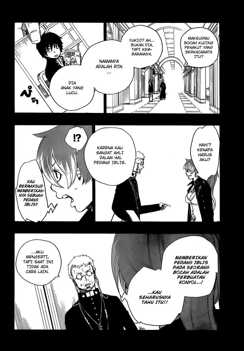Ao no Exorcist Chapter 10 Gambar 17