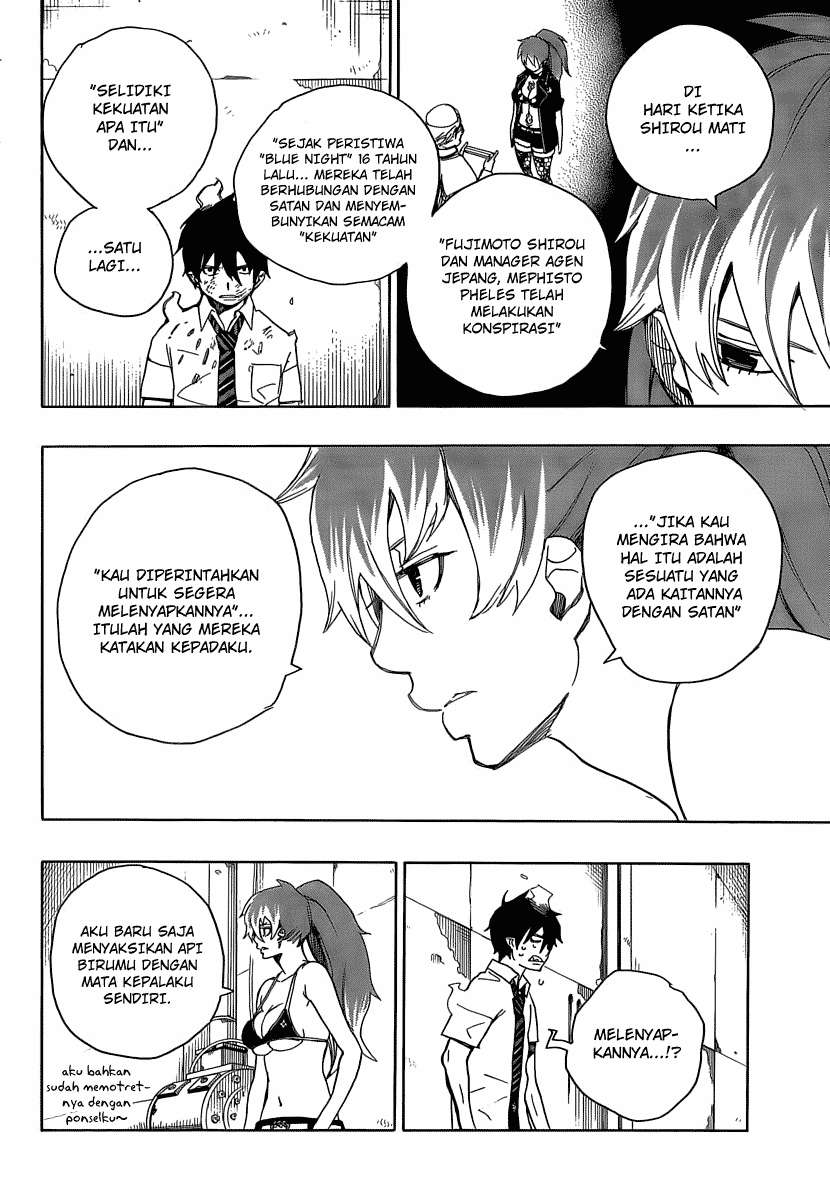 Ao no Exorcist Chapter 10 Gambar 21