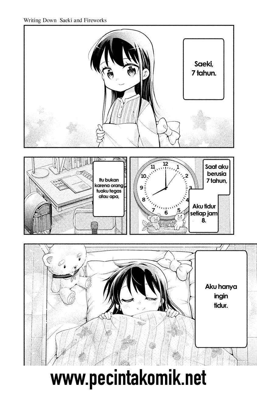Baca Komik Saeki-san wa Nemutteru Chapter 15.5 Gambar 1