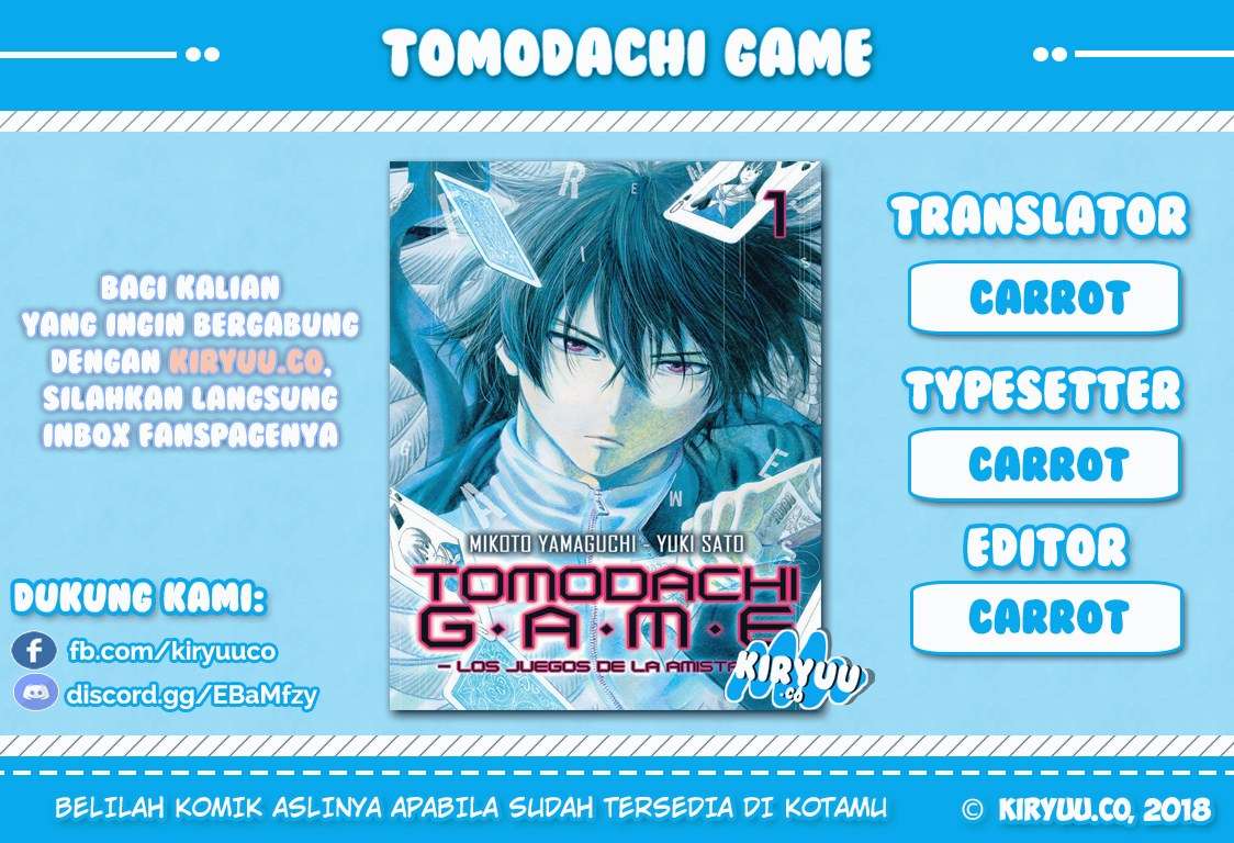 Baca Manga Tomodachi Game Chapter 7.2 Gambar 2