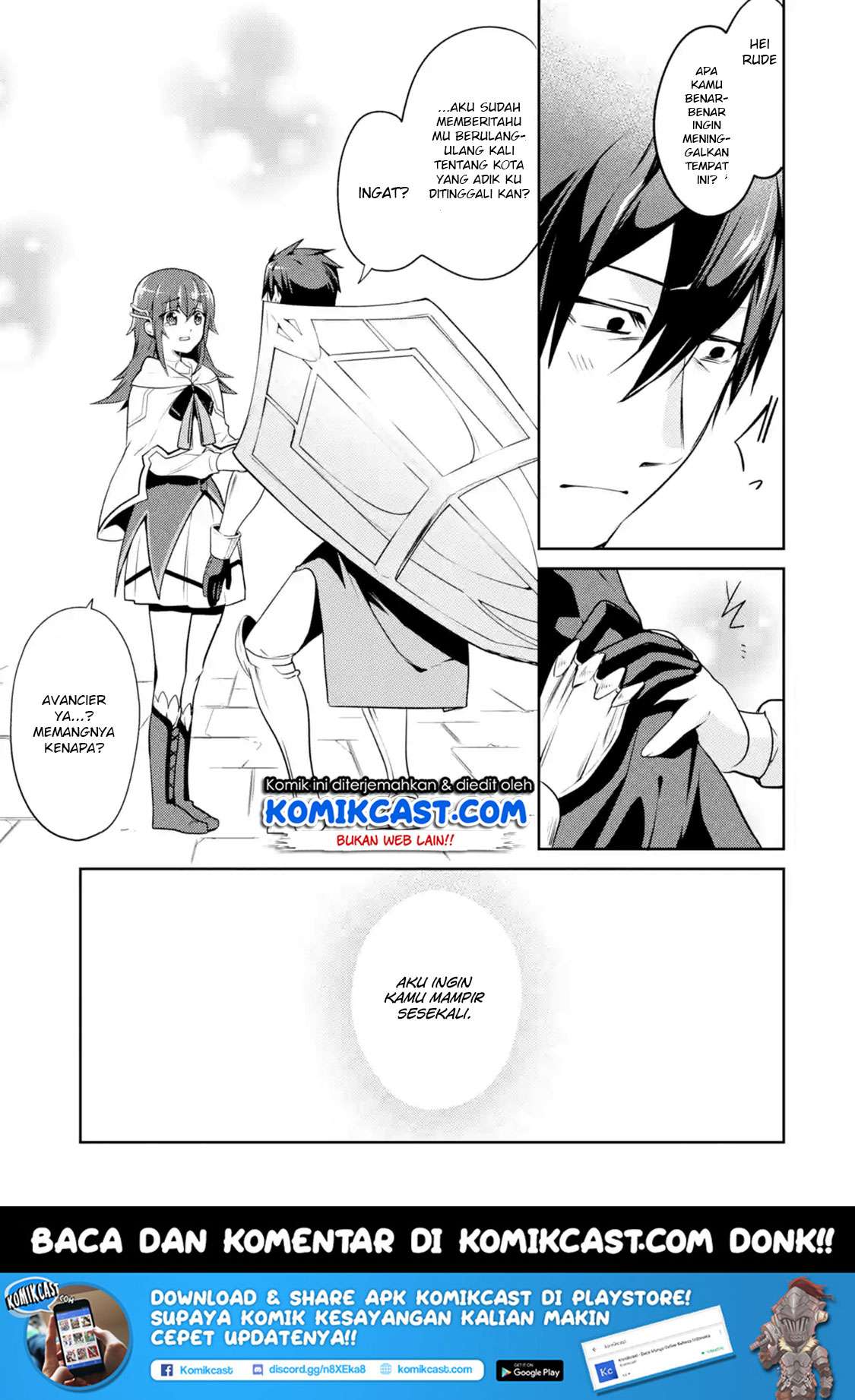 Baca Manga The Labyrinth Raids of the Ultimate Tank ~The Tank Possessing a Rare 9,999 Endurance Skill was Expelled from the Hero Party~ Chapter 1.3 Gambar 2