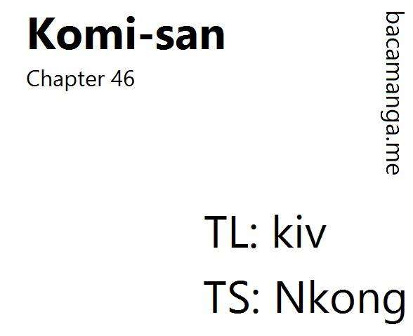 Baca Komik Komi-san wa Komyushou Desu Chapter 47.5 Gambar 1