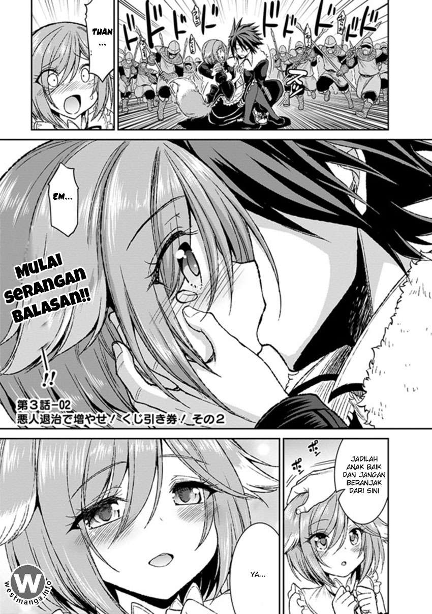 Baca Komik Kujibiki Tokushou: Musou Harem-ken Chapter 3.2 Gambar 1
