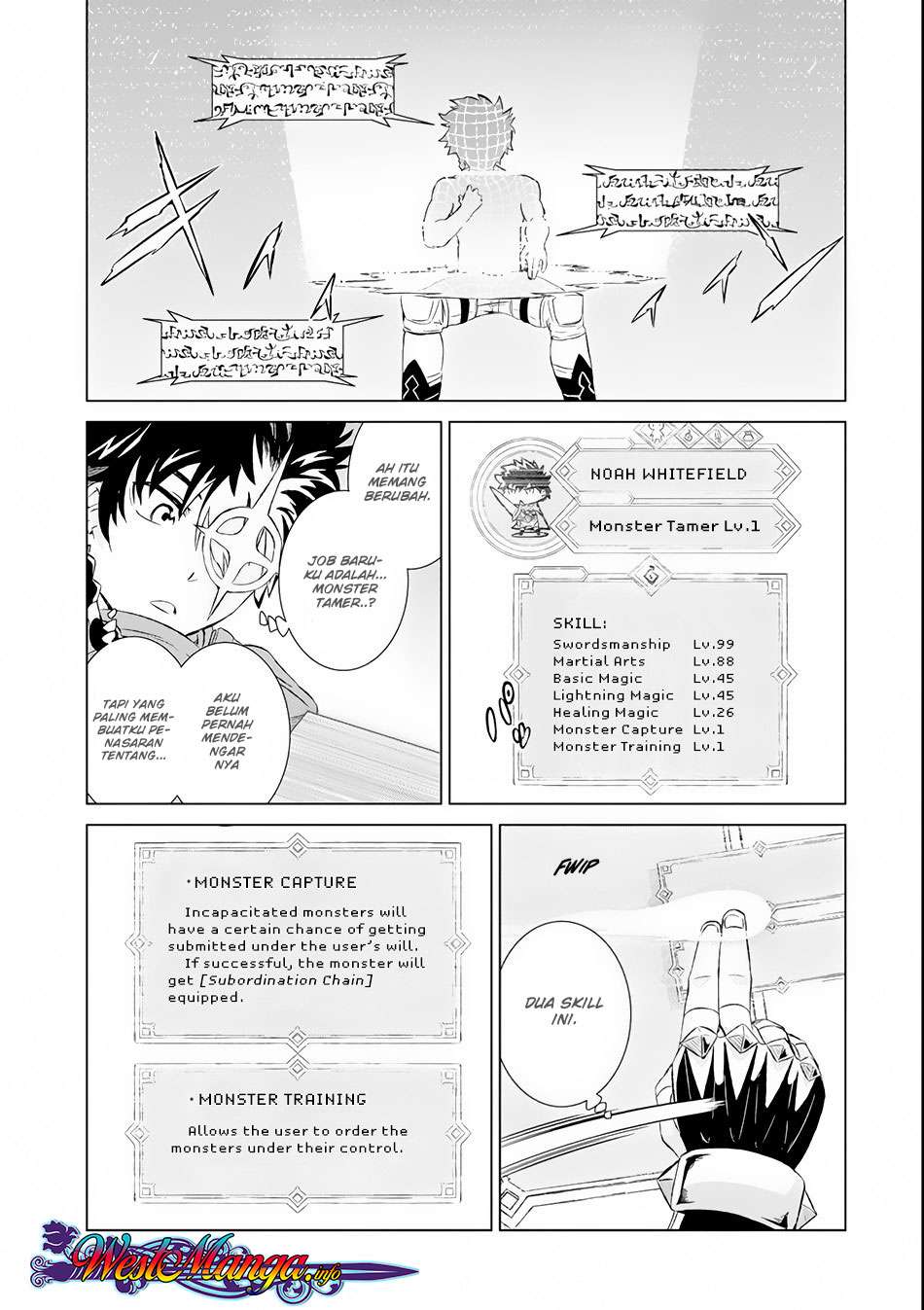 Isekai de tadahitori no mamono tsukai ~ tenshoku shitara maou ni machigawa remashita Chapter 1.1 Gambar 13