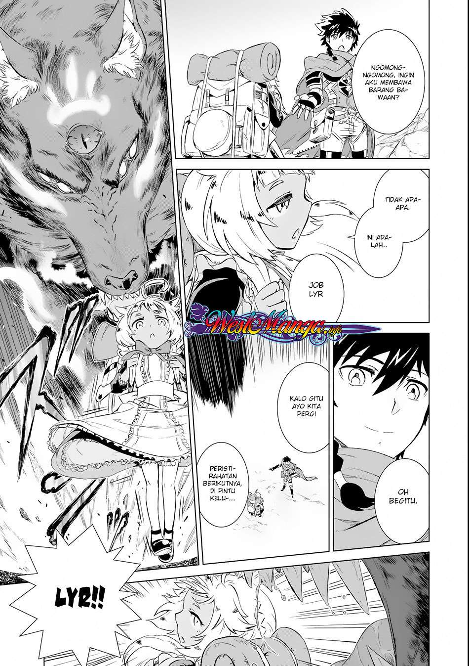 Isekai de tadahitori no mamono tsukai ~ tenshoku shitara maou ni machigawa remashita Chapter 1.1 Gambar 15
