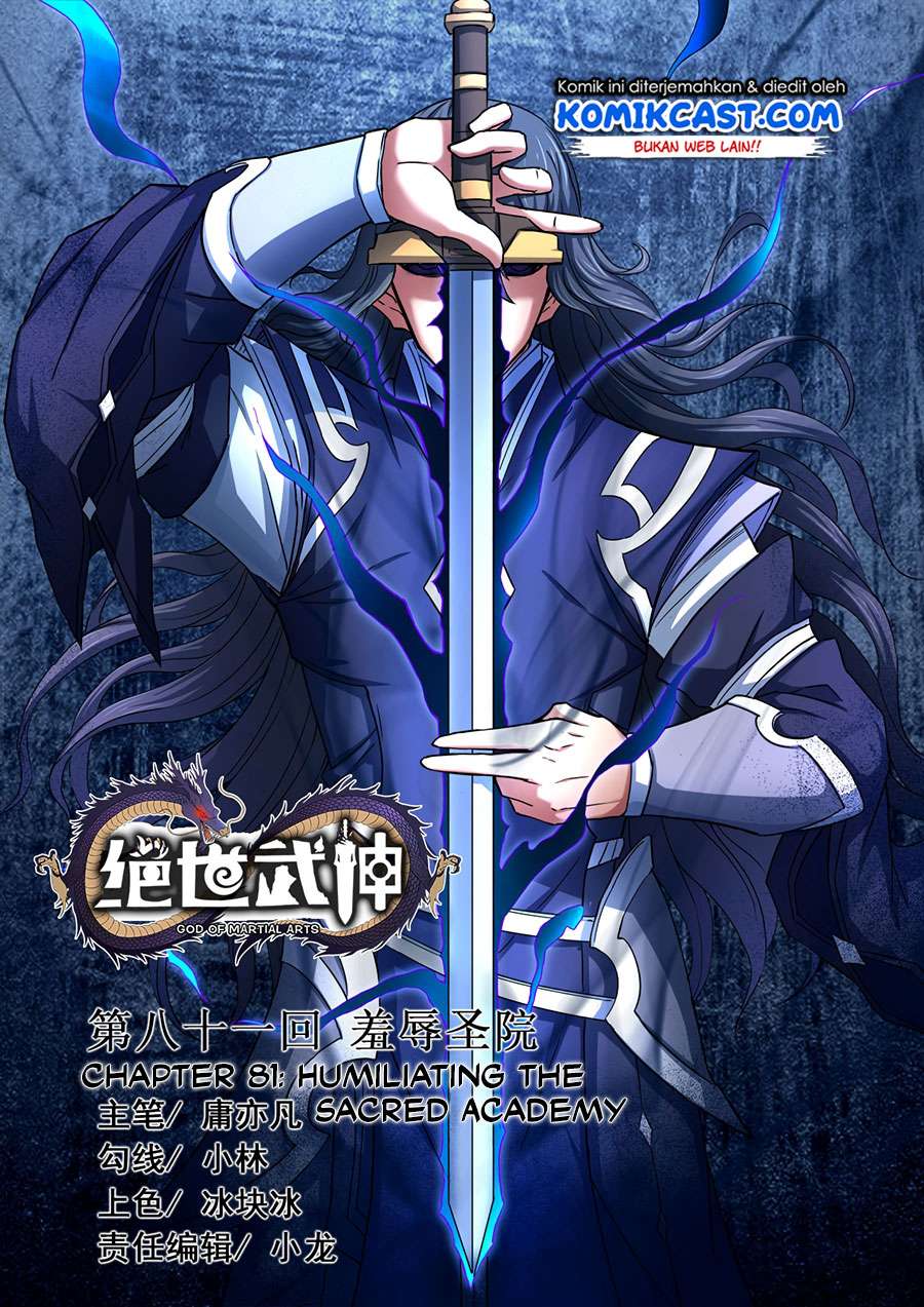 Baca Manhua God of Martial Arts Chapter 81.1 Gambar 2