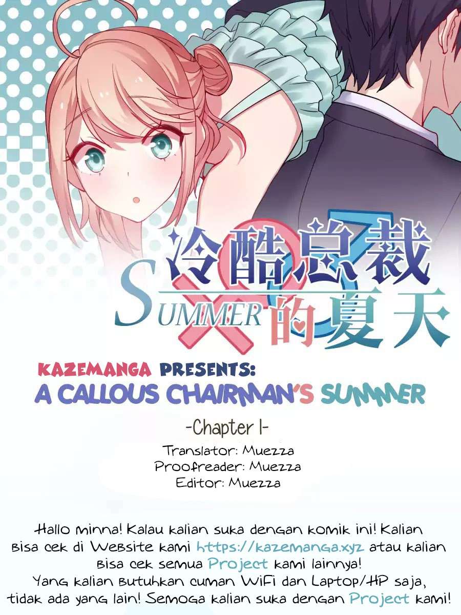 Baca Komik A Callous Chairman’s Summer Chapter 01 Gambar 1