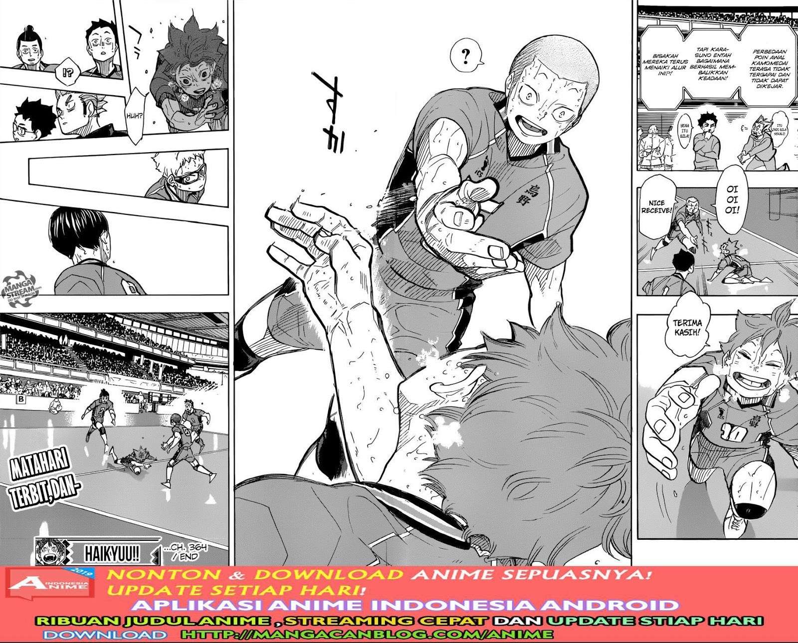 Haikyuu!! Chapter 364 Gambar 20
