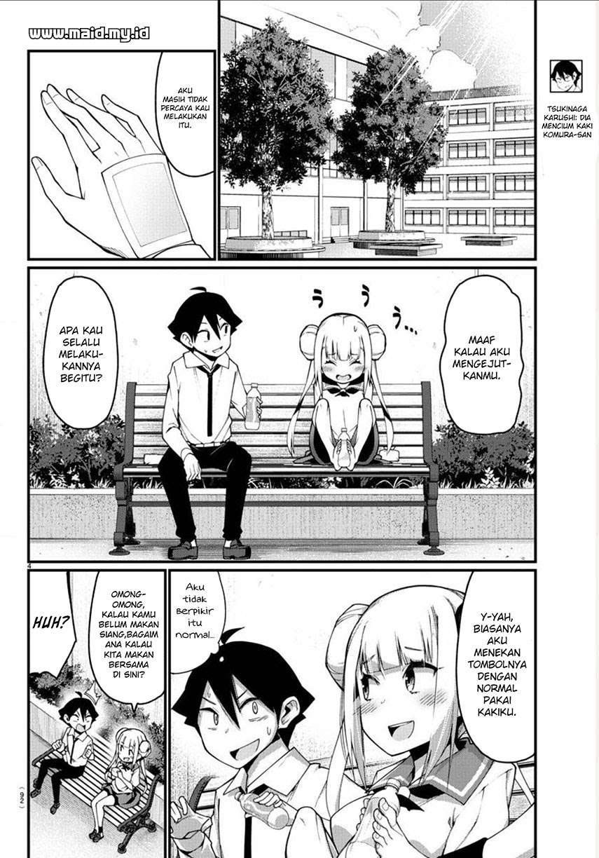 Ashigei Shoujo Komura-san Chapter 04 Gambar 7