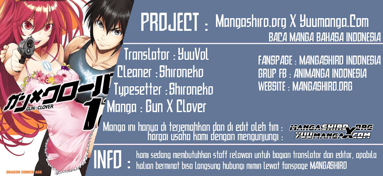 Baca Komik Gun x Clover Chapter 57 Gambar 1