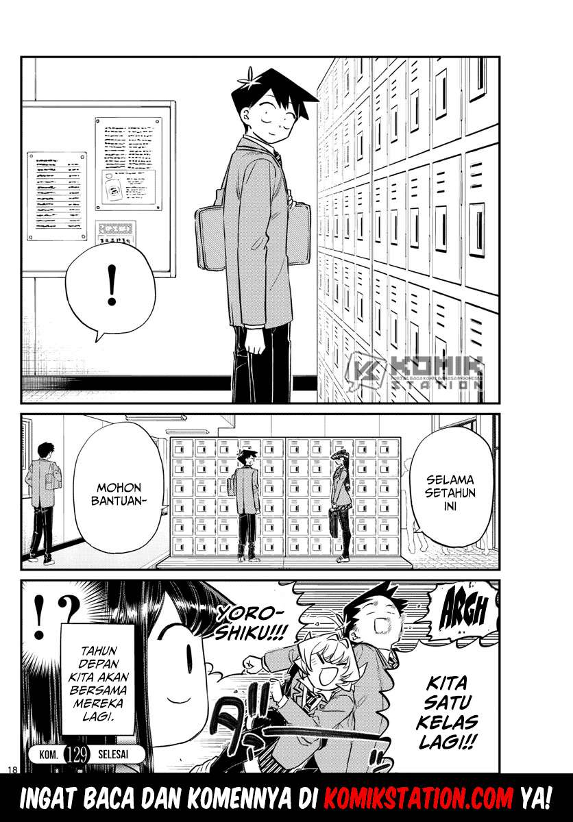 Komi-san wa Komyushou Desu Chapter 129 Gambar 20