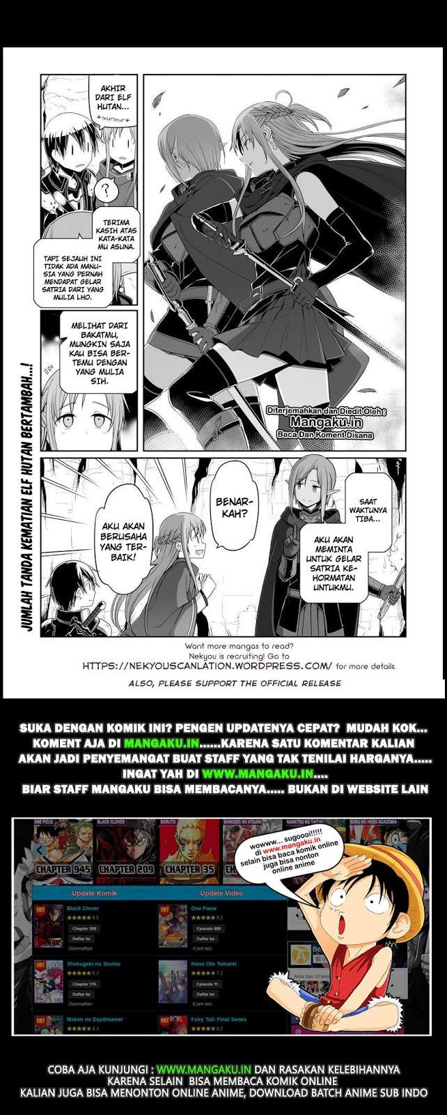 Sword Art Online – Progressive Chapter 30 Gambar 18