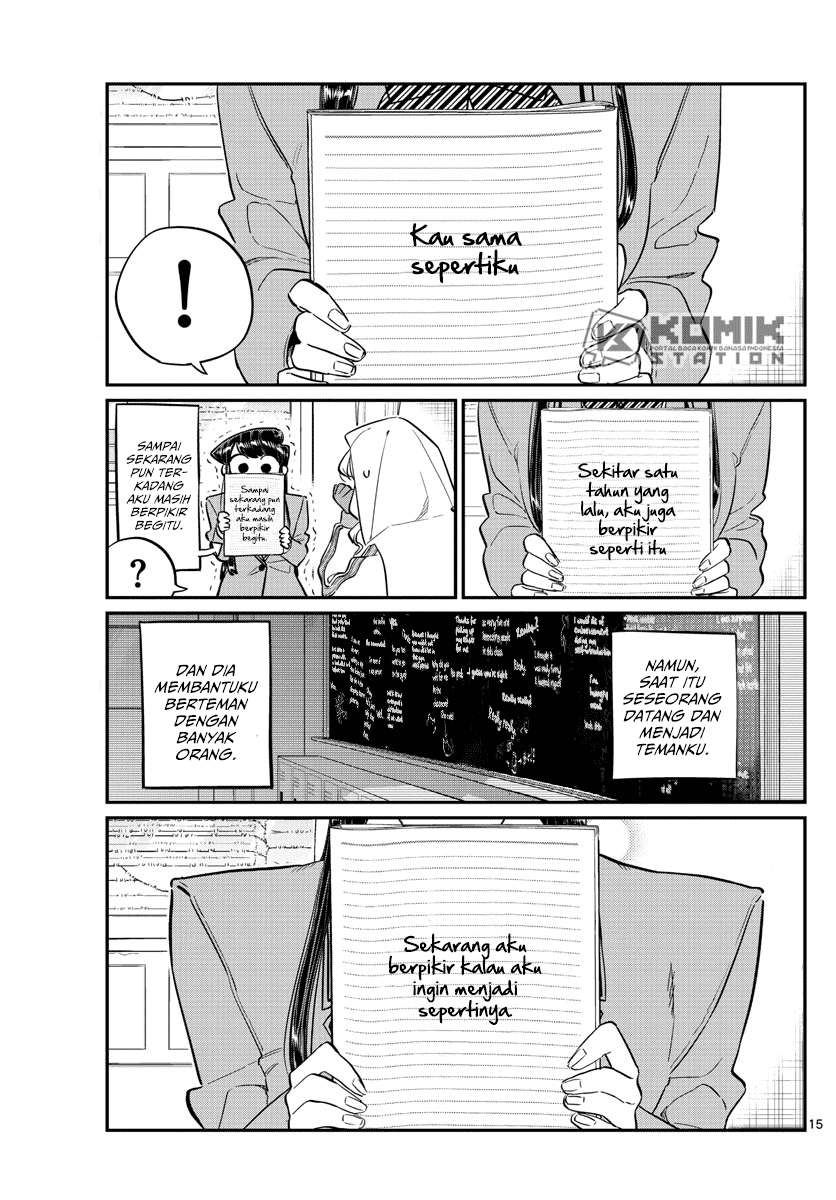 Komi-san wa Komyushou Desu Chapter 132 Gambar 16