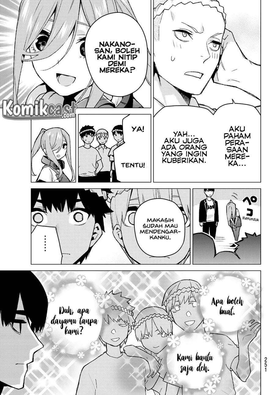 Go-toubun no Hanayome Chapter 105 Gambar 17
